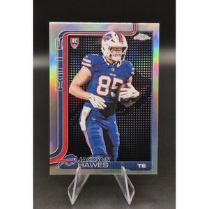 2025 Topps Chrome Jackson Hawes #397 Rookie Lightboard (RC) SP Buffalo Bills